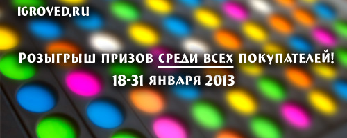 Акция 18-31 января 2013 в Игроведе: сделайте заказ и участвуйте в розыгрыше призов!