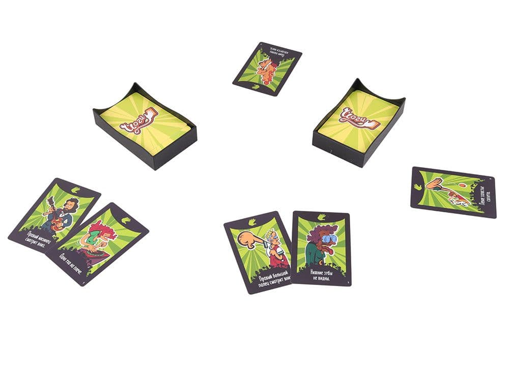 Карточки настольной игры Йоги 