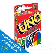 Настольная игра Уно (Uno) с поврежденной упаковкой