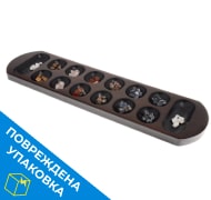 Настольная игра Калах эбеновый / Манкала с поврежденной упаковкой