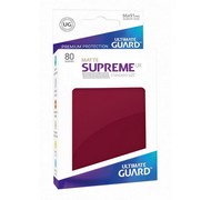 Протекторы Ultimate Guard, матовые тёмно-красные (Supreme UX Sleeves Standard Size Matte Burgundy)