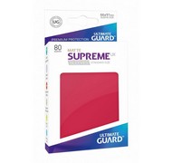 Протекторы Ultimate Guard, матовые красные (Supreme UX Sleeves Standard Size Matte Red)