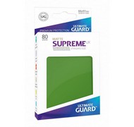 Протекторы Ultimate Guard, матовые зелёные (Supreme UX Sleeves Standard Size Matte Green)