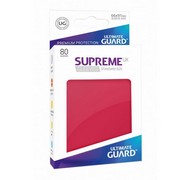 Протекторы Ultimate Guard, красные (Supreme UX Sleeves Standard Size Red)