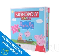 Настольная игра Монополия: Свинка Пеппа с поврежденной упаковкой