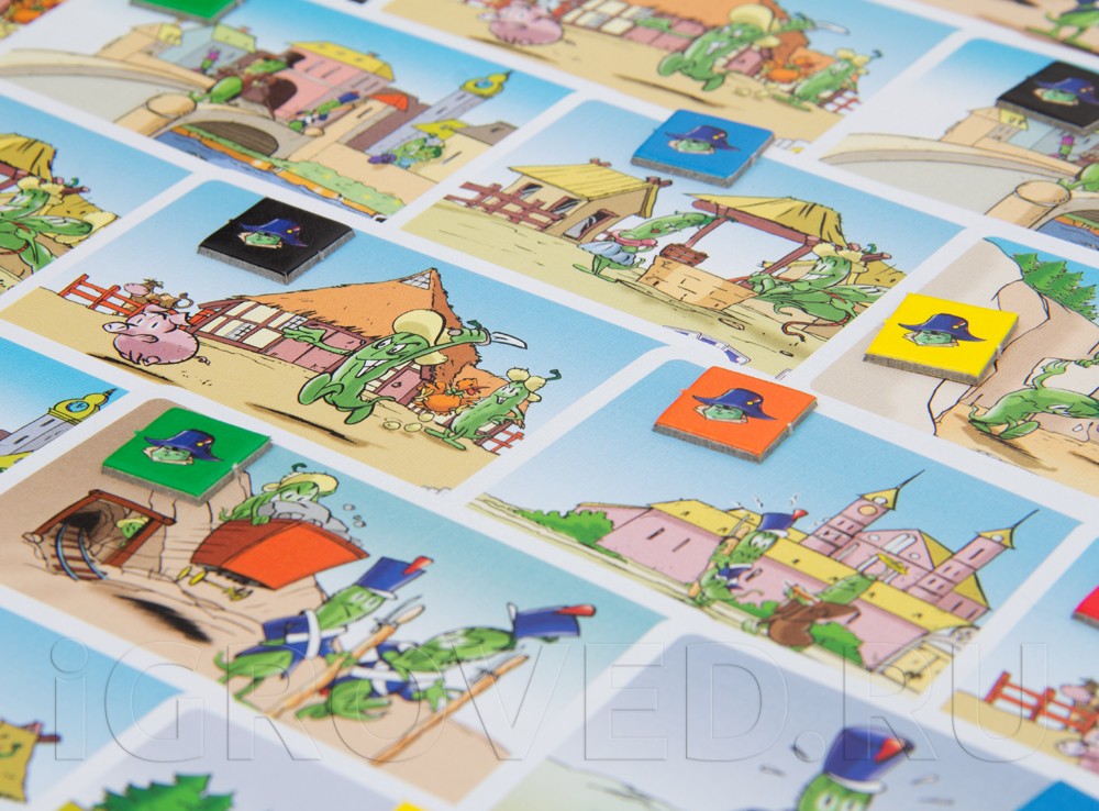 Компоненты настольной игры Бонанза: Бонапарт (дополнение)
