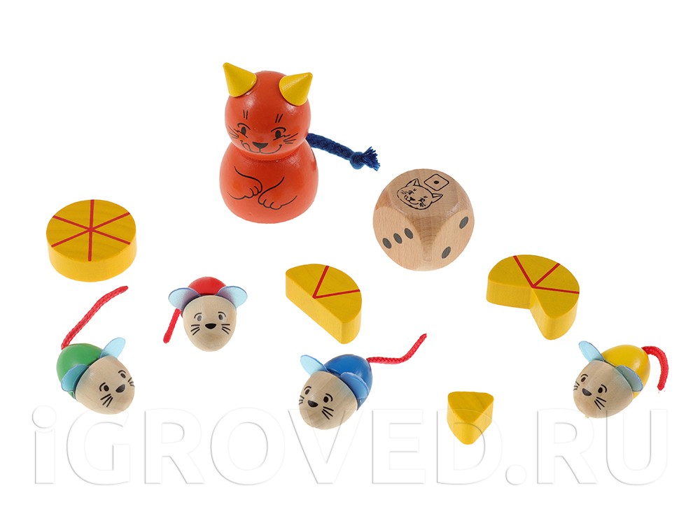 Компоненты настольной игры Сырный край