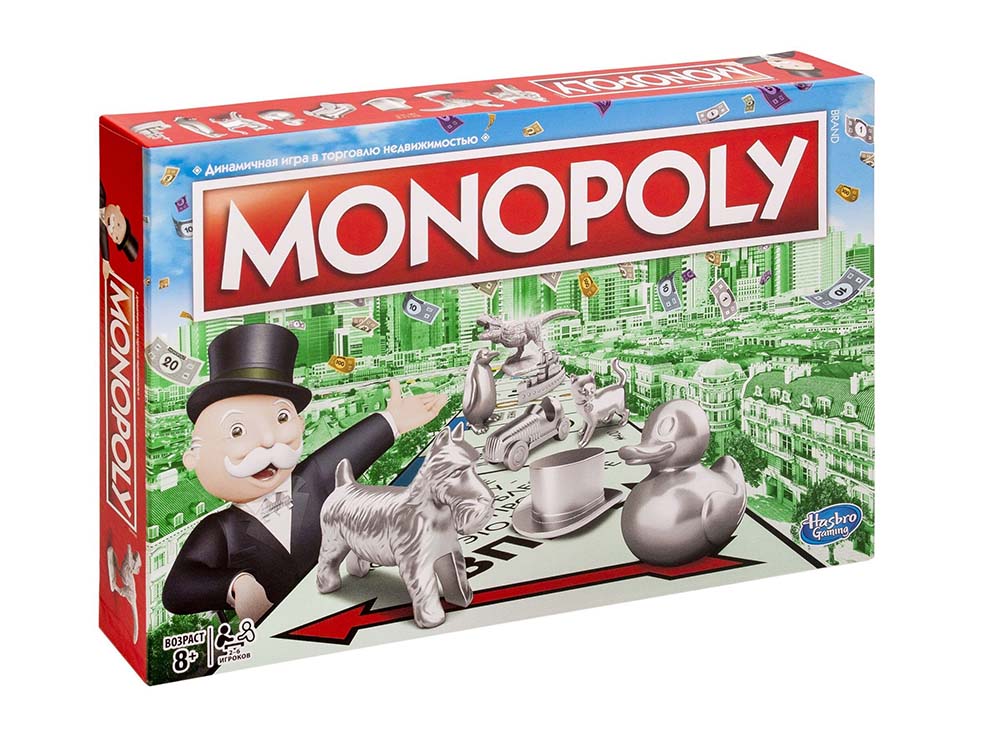 Коробка настольной игры Монополия