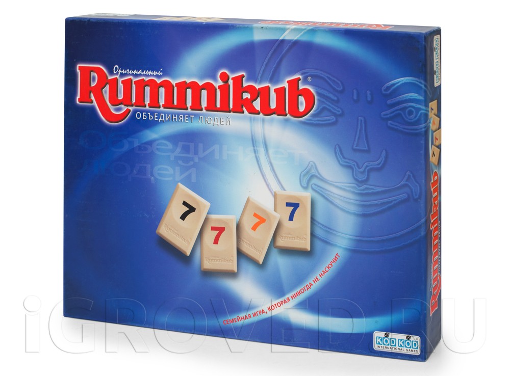 Коробка настольной игры Руммикуб (Rummikub)