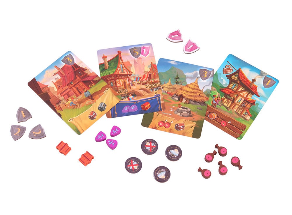 Компоненты настольной игры Тёмные лорды