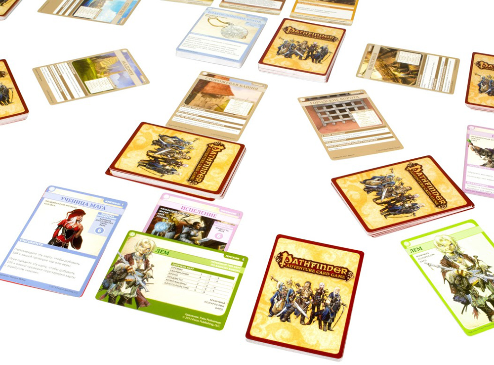Карточки настольной игры Pathfinder. Возвращение Рунных Властителей