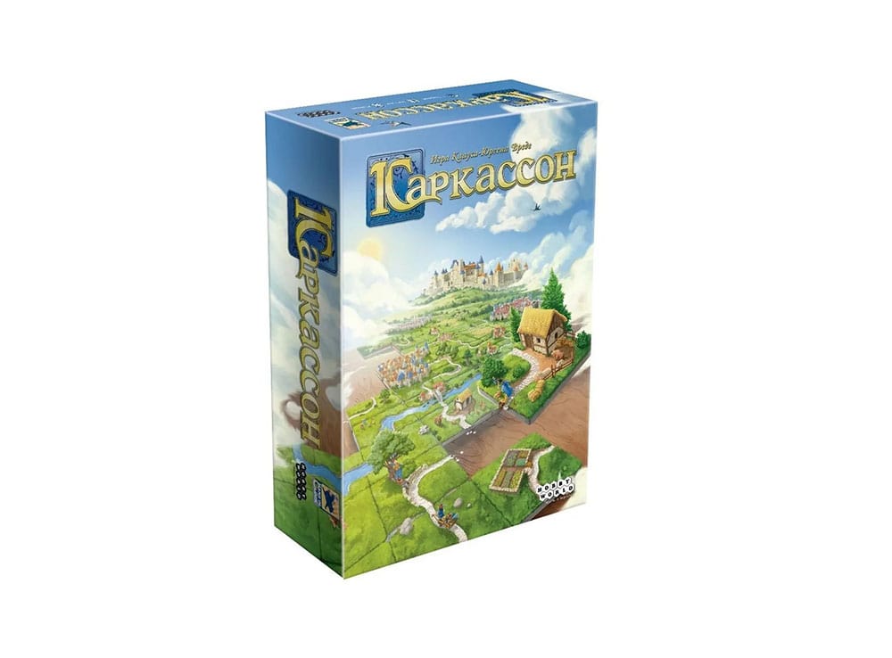 Коробка настольной игры Каркассон