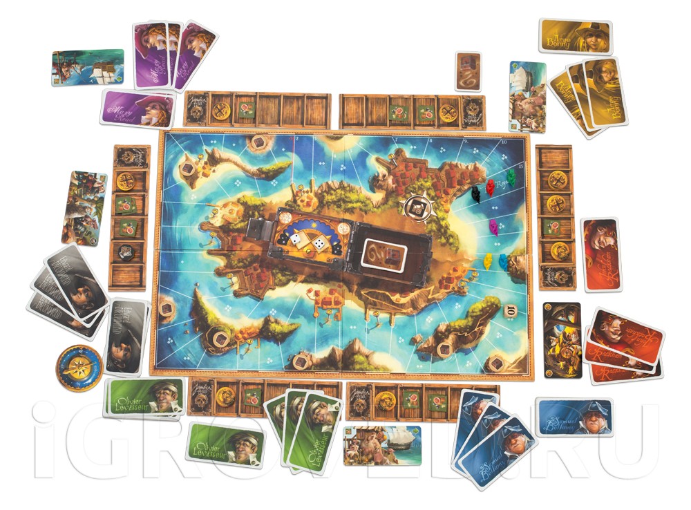 Игровой процесс настольной игры Ямайка (Jamaica)