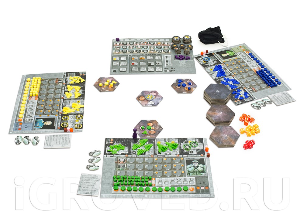 Игровой процесс настольной игры Эклипс - возрождение галактики (Eclipse)