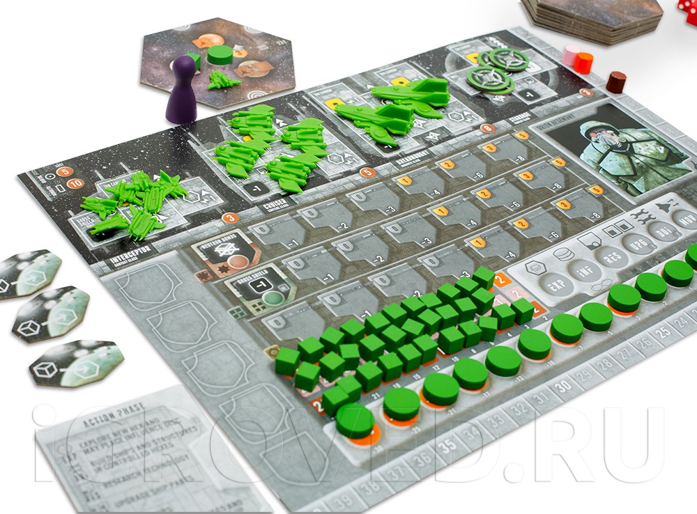 Игровой процесс настольной игры Эклипс - возрождение галактики (Eclipse)
