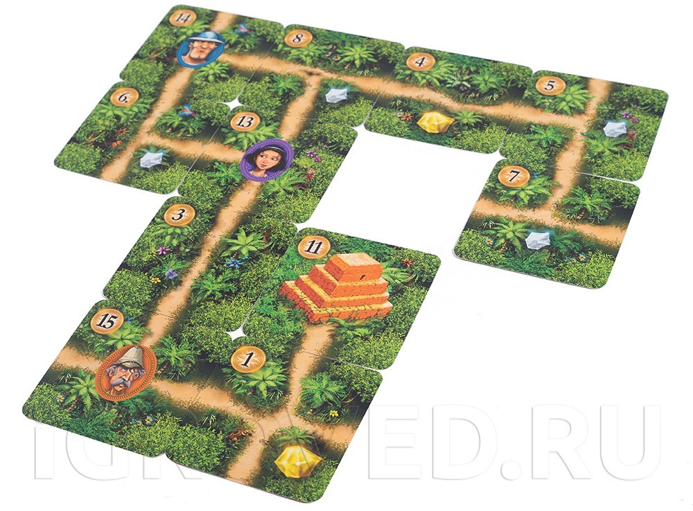 Игровой процесс настольной игры Каруба (карточная версия)