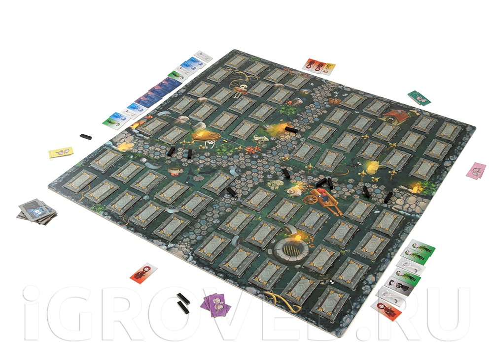 Игровой процесс настольной игры Вампирчики (новый дизайн)