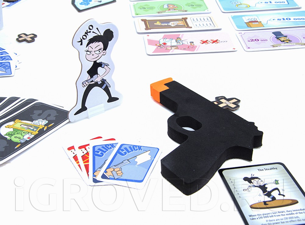 Игровой процесс настольной игры Гангстеры