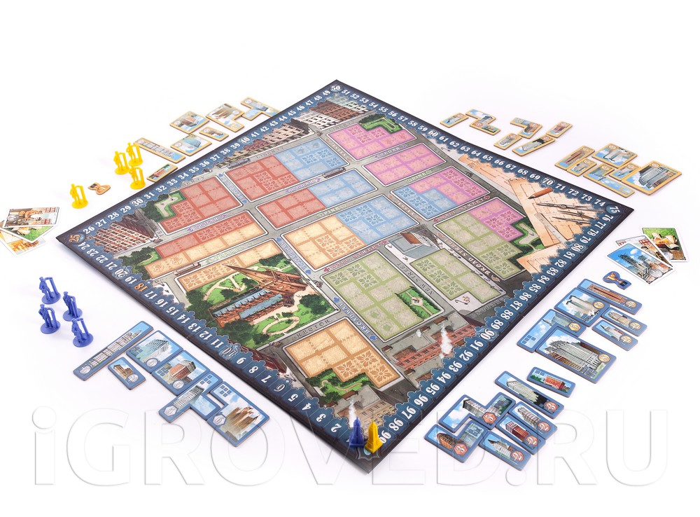 Игровой процесс настольной игры Нью-Йорк 1901 (New York 1901)