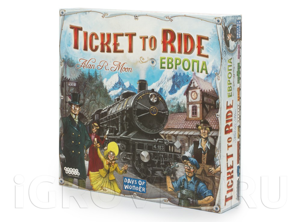 Настольная игра Билет на поезд по Европе (русское издание)