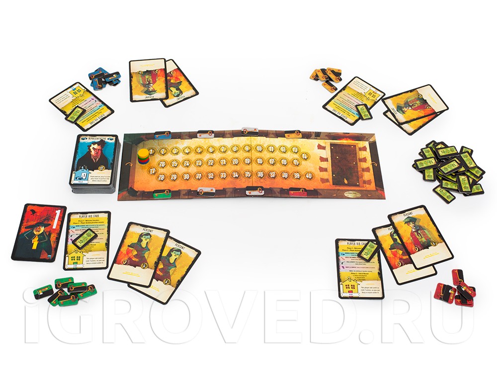Игровой процесс настольной игры Кровавая таверна (The Bloody Inn)