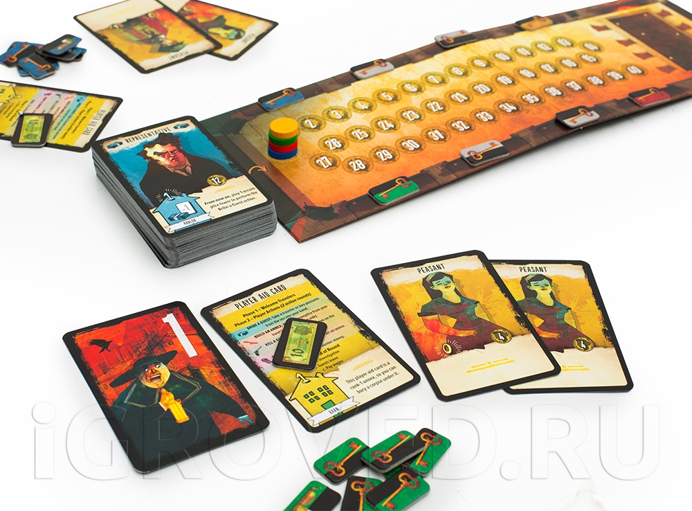 Игровой процесс настольной игры Кровавая таверна (The Bloody Inn)
