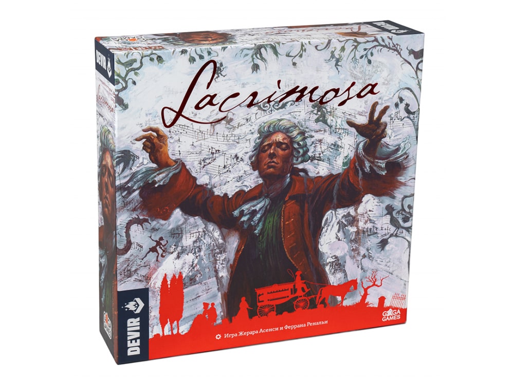 Коробка настольной игры Лакримоза
