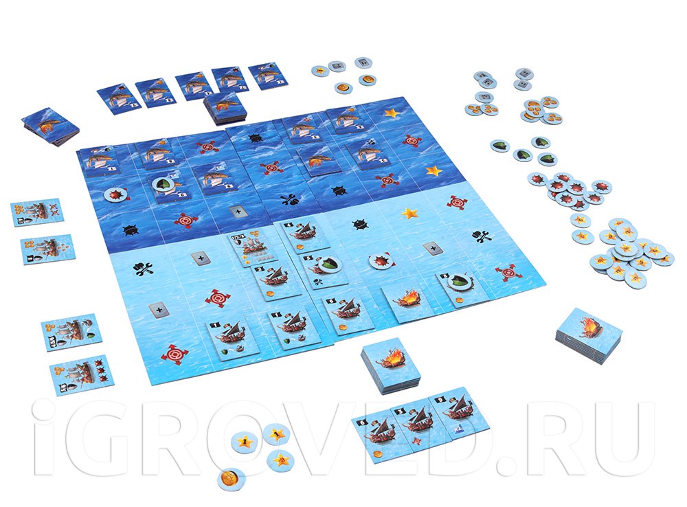 Игровой процесс настольной игры Повелители морей