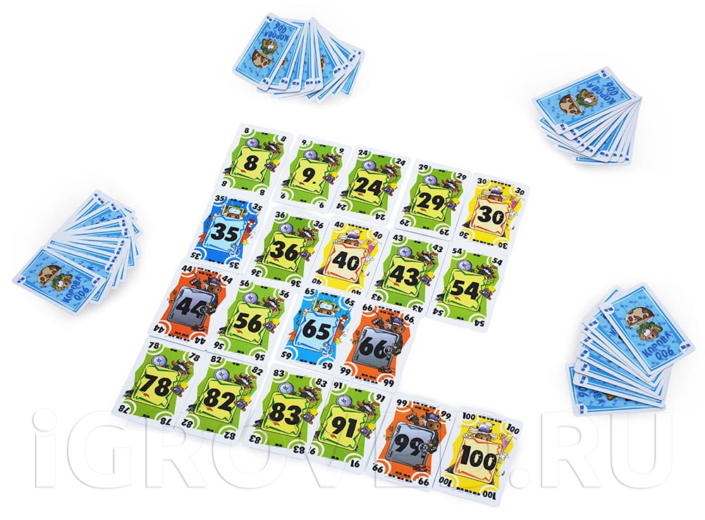 Игровой процесс настольной игры Корова 006. Делюкс