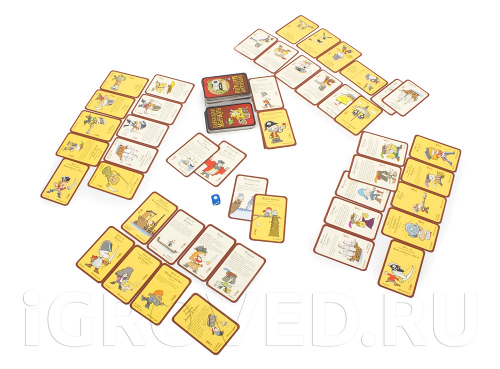 Игровой процесс настольной игры Пиратский Манчкин