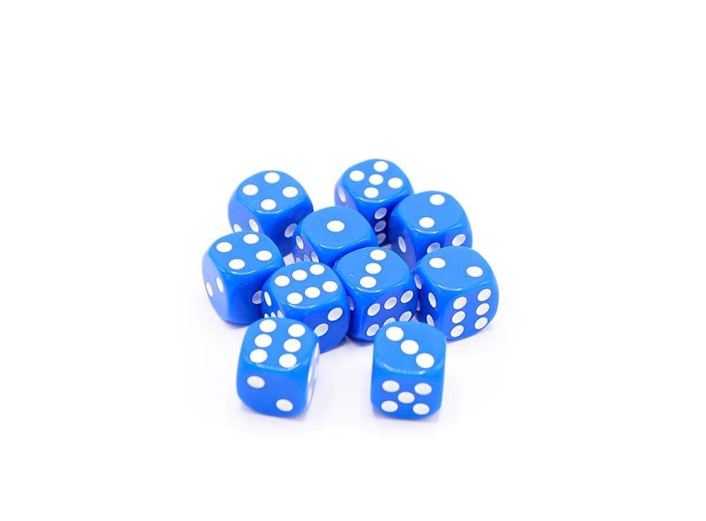 Набор кубиков STUFF PRO d6 синие