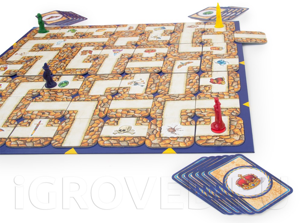 Игровой процесс настольной игры Сумасшедший Лабиринт