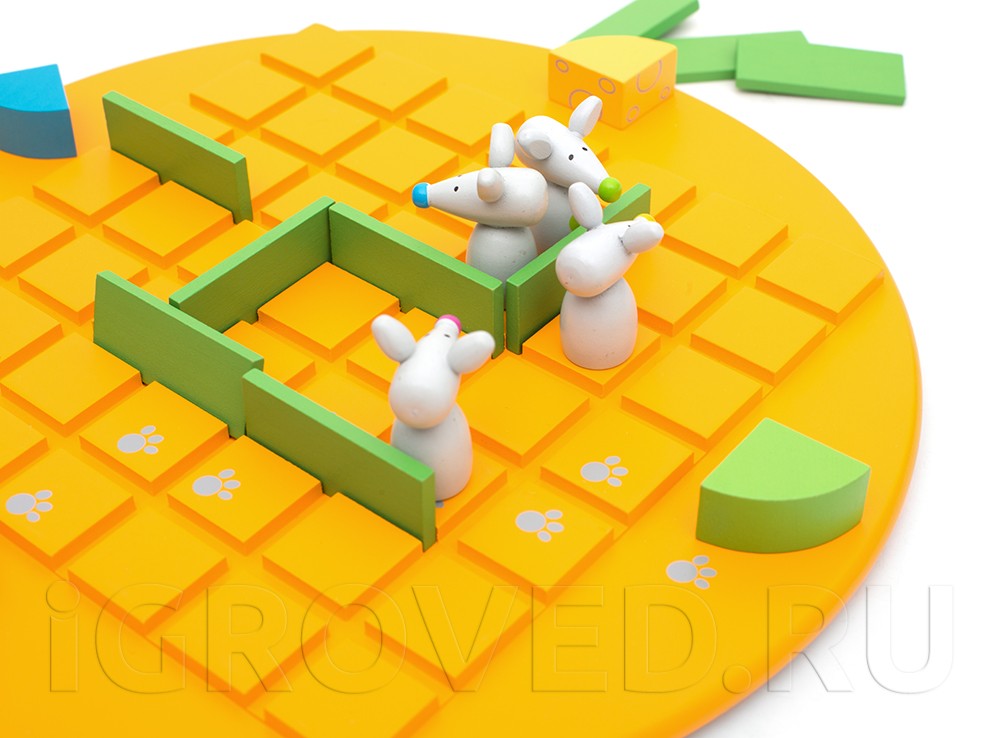 Игровой процесс настольной игры Коридор для детей (Quoridor Kid)