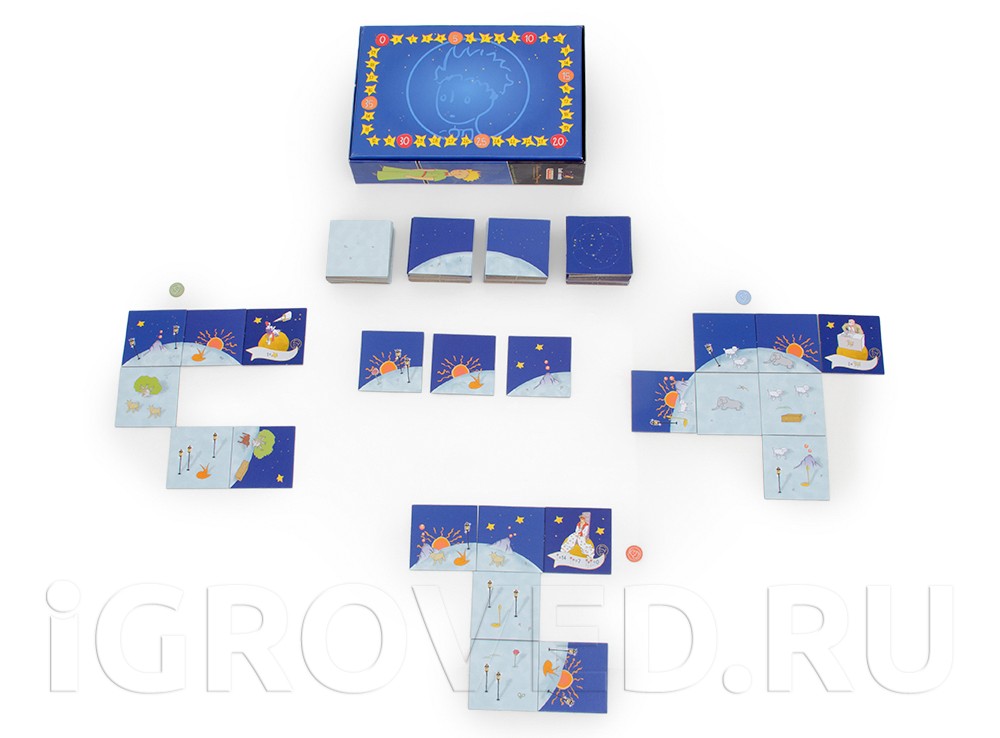 Игровой процесс настольной игры Маленький принц (The Little Prince: Make Me a Planet)