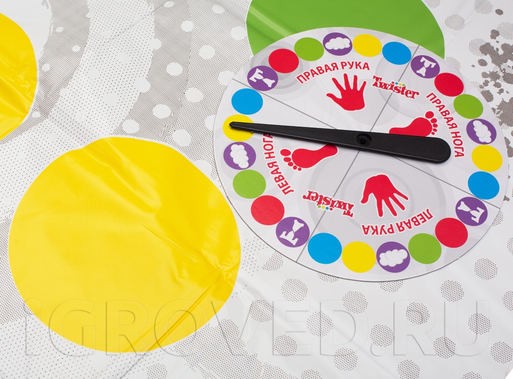 Компоненты настольной игры Твистер (Hasbro, Twister)