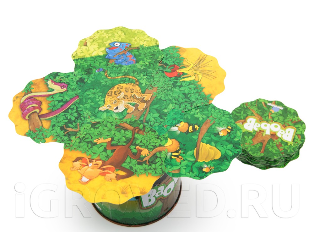 Игровой процесс настольной игры Баобаб (Baobab)