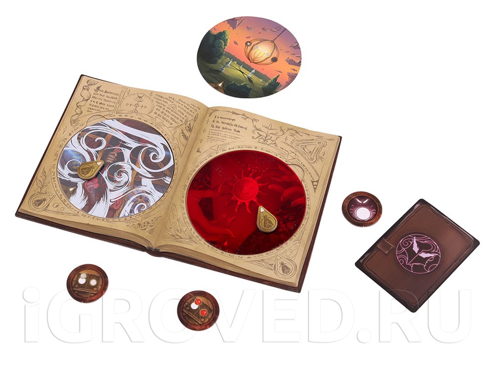 Компоненты настольной игры Обскурио (Obscurio)