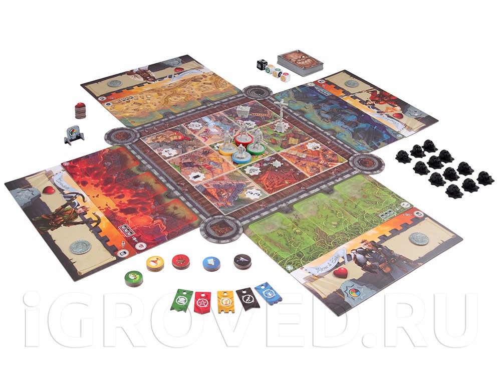 Игровой процесс настольной игры Последний бастион