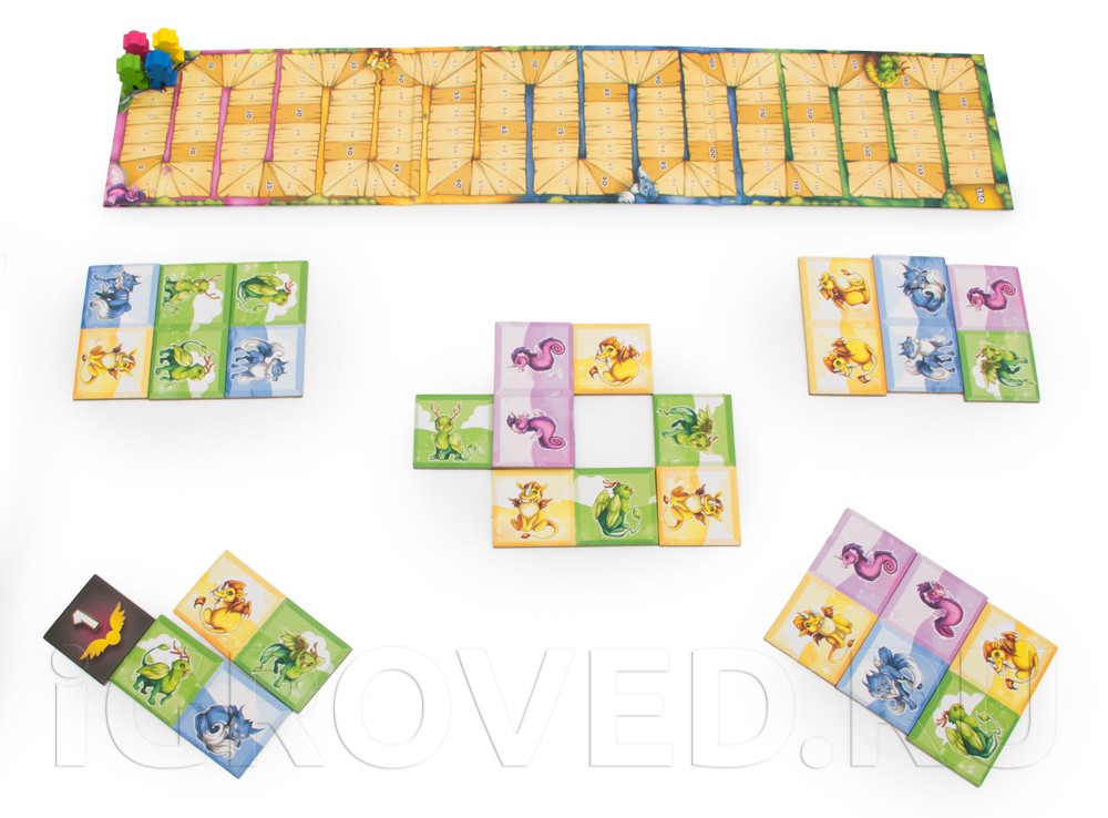 Игровой процесс настольной игры Парк Фантастик (Fantastic Park)