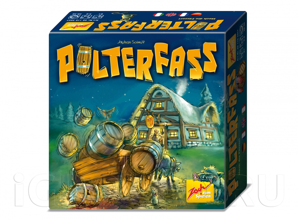 Коробка настольной игры Хозяин таверны (Polterfass)