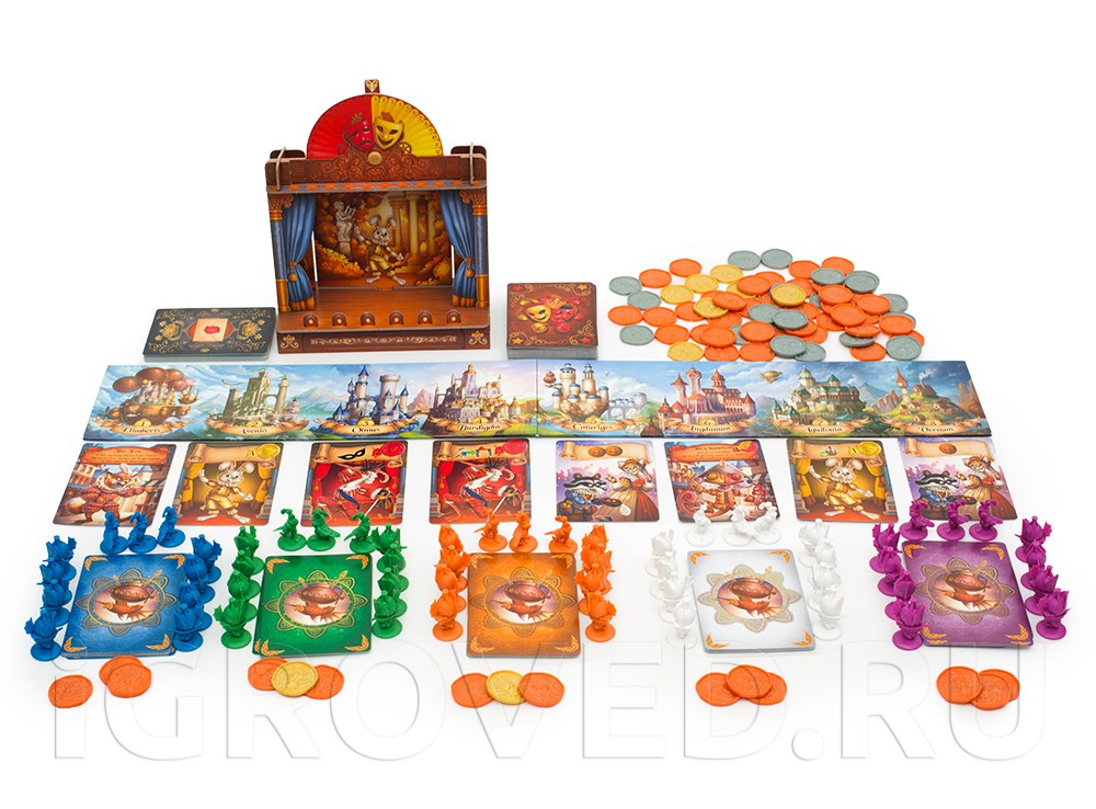 Игровой процесс настольной игры Пьеса из леса (Histrio) Игровой процесс настольной игры Пьеса из леса (Histrio)