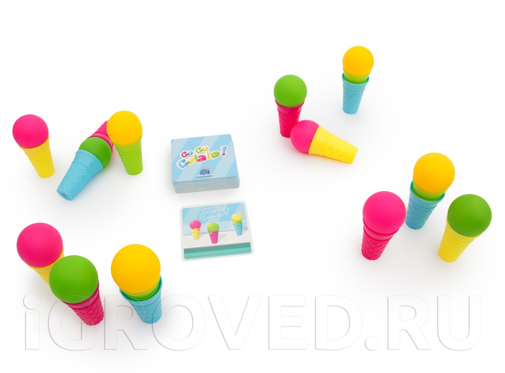 Игровой процесс настольной игры Экспресс-мороженое (Go Go Gelato)