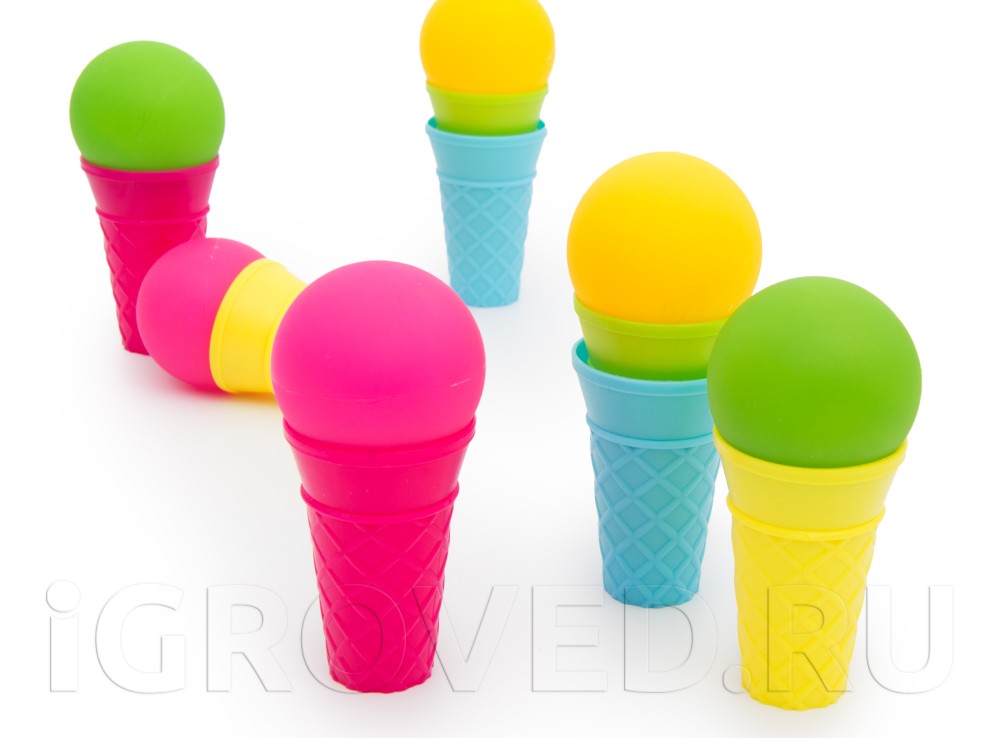 Компоненты настольной игры Экспресс-мороженое (Go Go Gelato)
