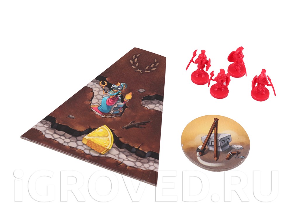 Компоненты настольной игры Микрополис