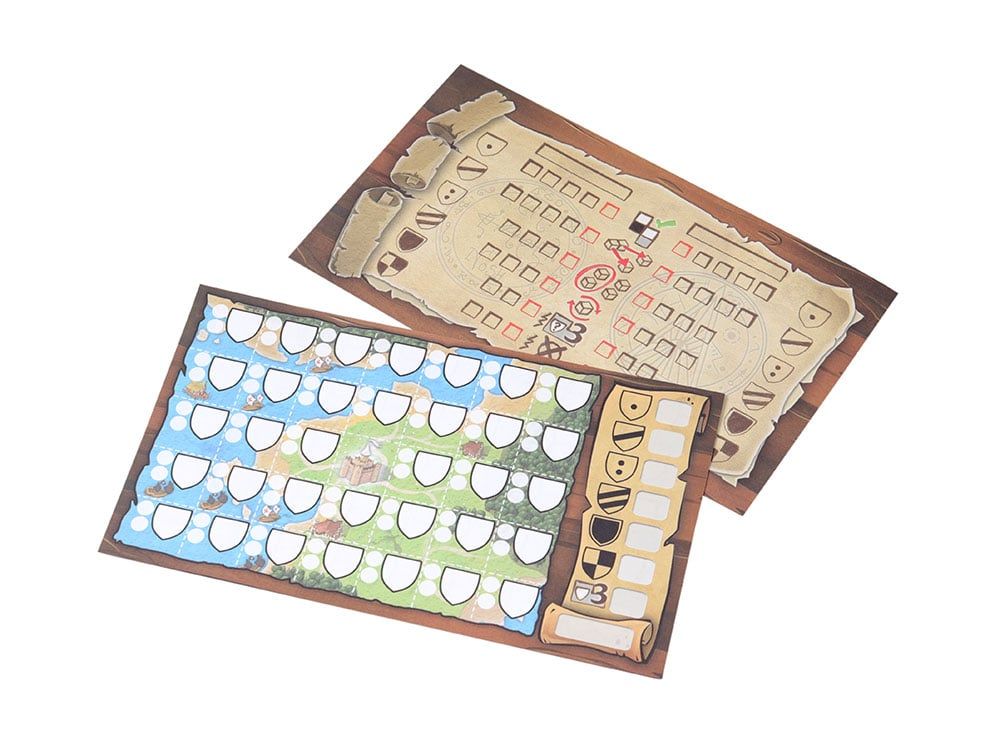 Игровой процесс настольной игры Лоскутное королевство: Дуэль Гербов