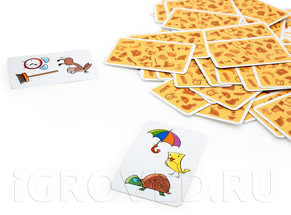 Игровой процесс настольной игры Перемешка (Kuddelmuddel)
