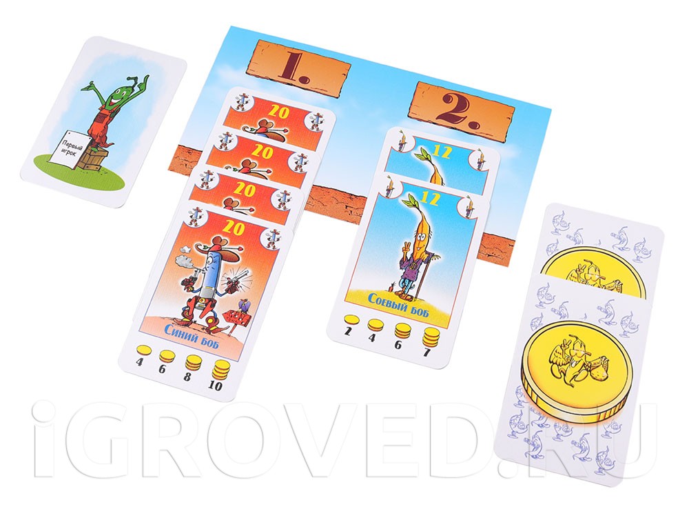 Игровой процесс настольной игры Бонанза