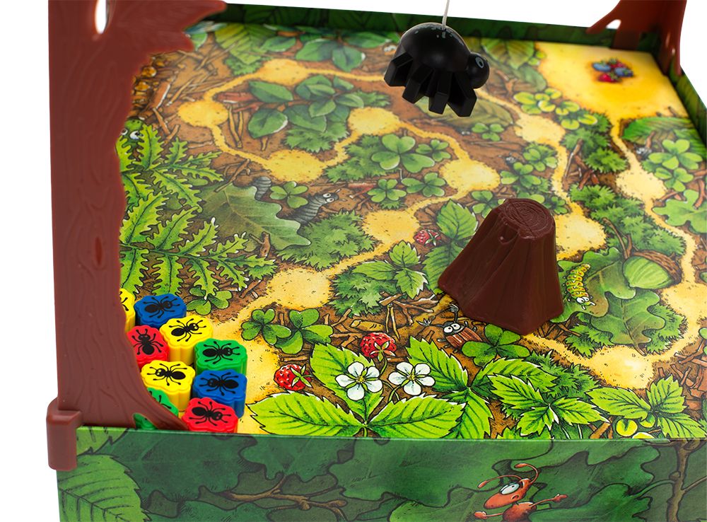 Игровой процесс настольной игры Спиндерелла (Spinderella)