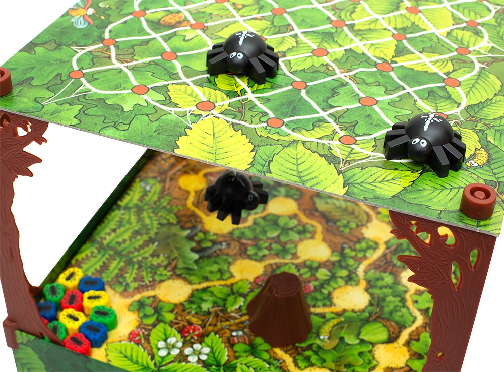 Игровой процесс настольной игры Спиндерелла (Spinderella)