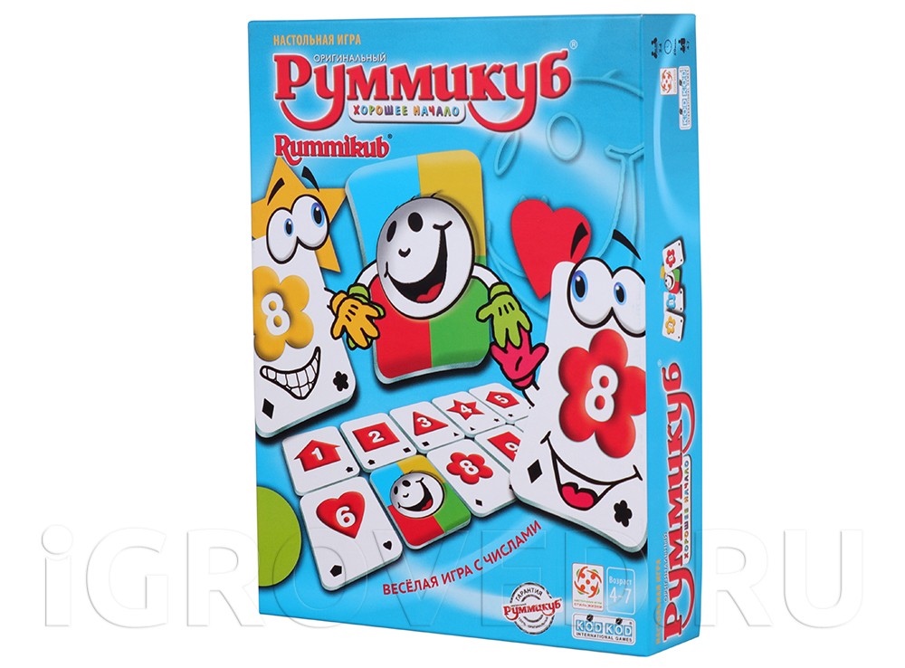 Коробка настольной игры Руммикуб. Хорошее начало